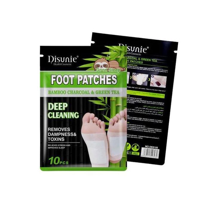 Patchs Détox - GENERIC - Charbon de Bambou - Thé Vert - 10 pièces - Élimine les toxines