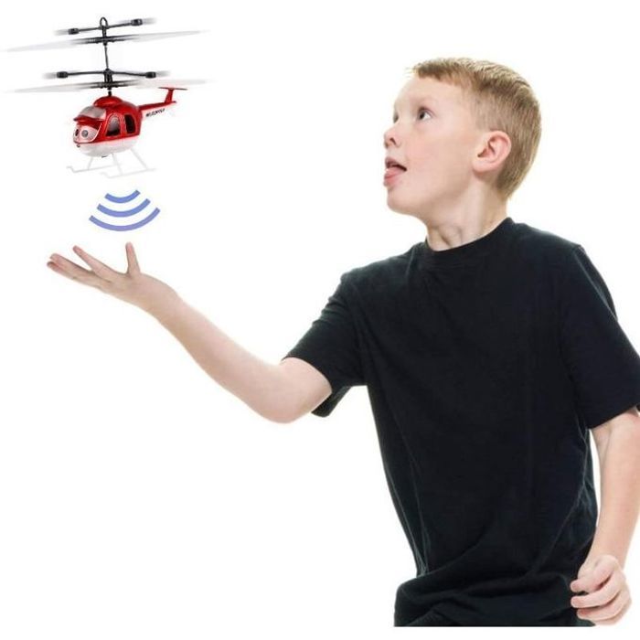 Mini hélicoptère avion avec capteur infrarouge