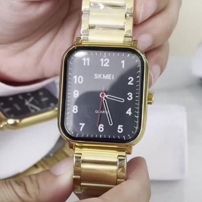 Montre - Skmei 1954 - Acier inoxydable - Étanchéité 30M - Cadran rond blanc