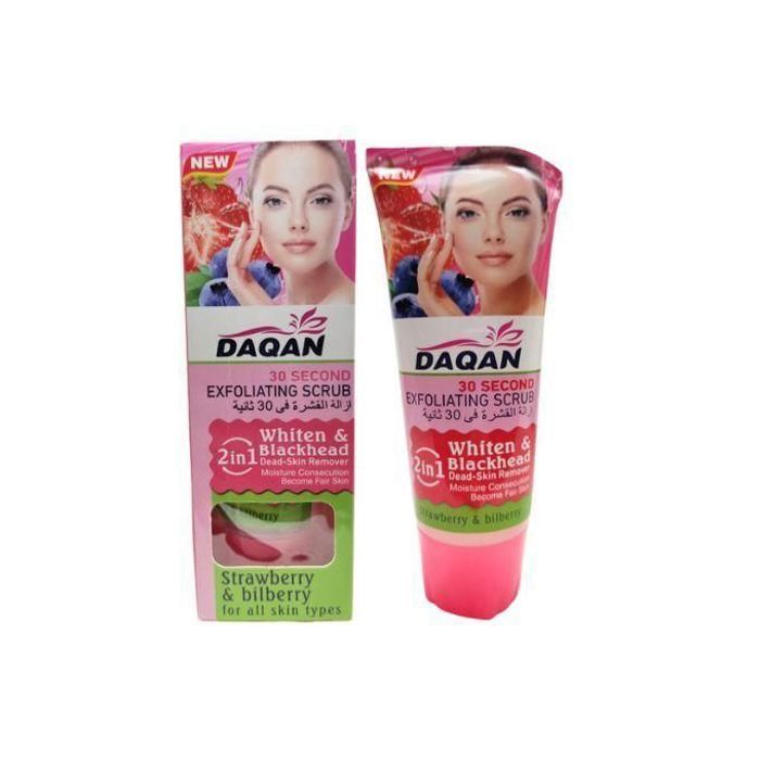 Daqan Gommage exfoliant 2x1 démaquillant peaux mortes et points noirs-100ml
