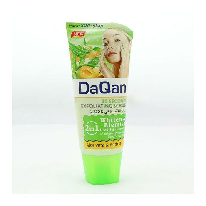 Daqan Gommage exfoliant 2x1 démaquillant peaux mortes et points noirs 100ml