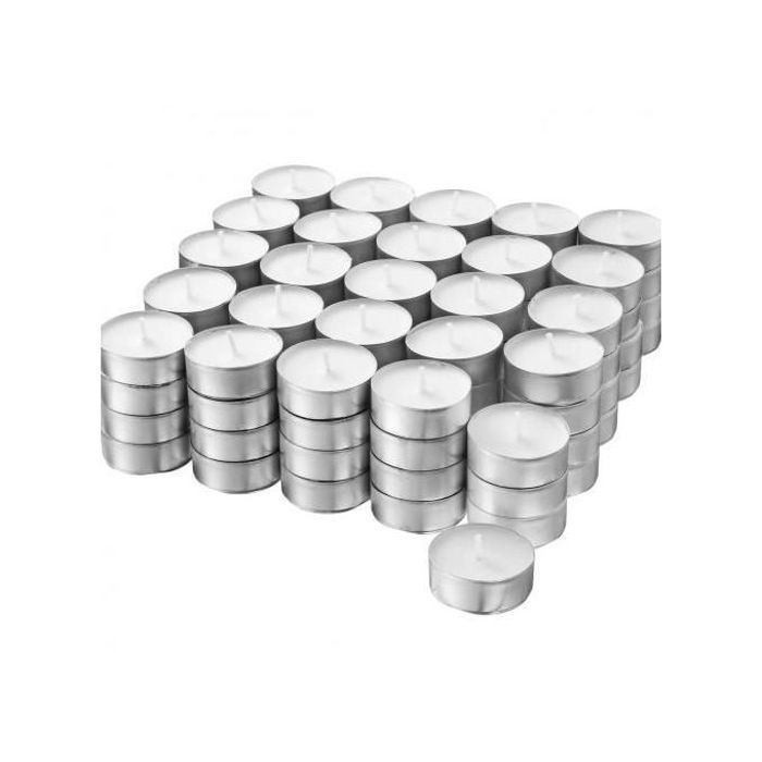 100 pièces  Bougie chauffe-plat  pour les fete.