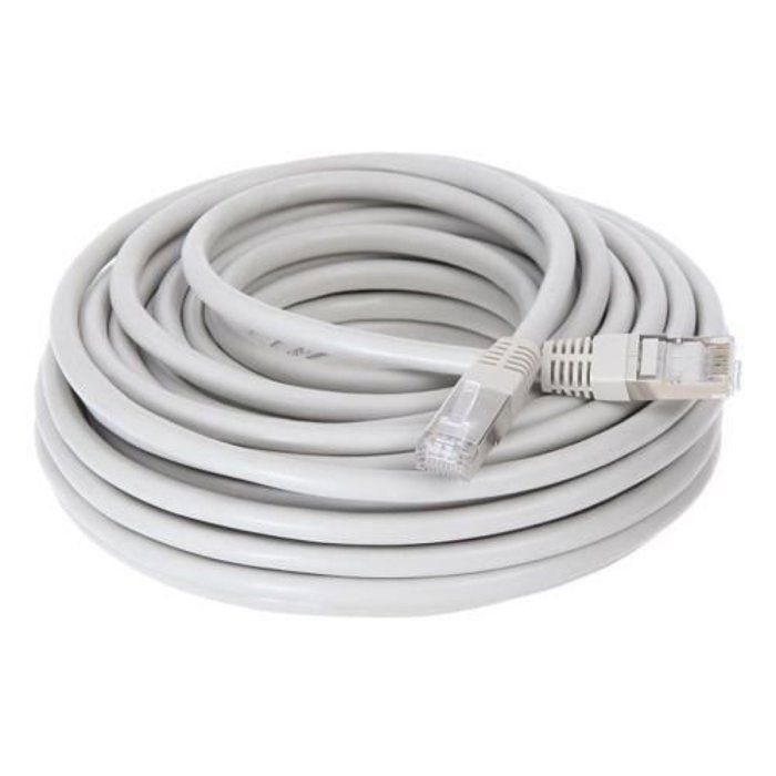 Cable Réseau Ethernet RJ45 CAT6 15M pour : ADSL/LAN/Récepteur/TV/PC/Camera