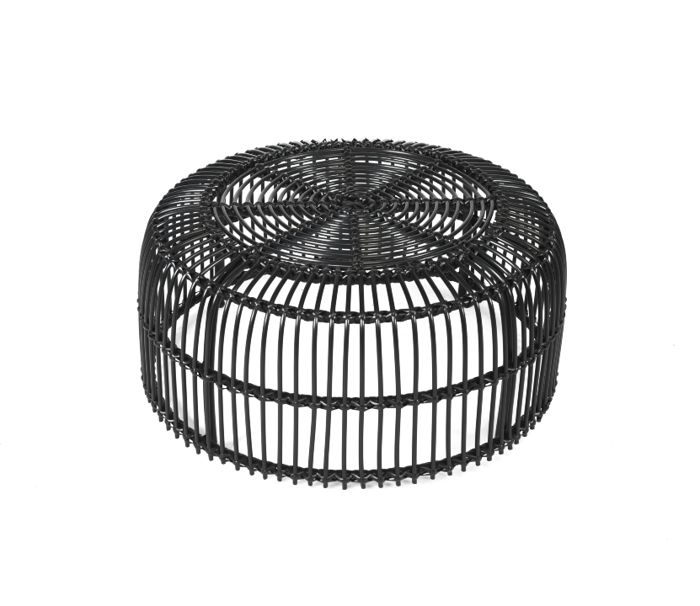 SOLCORP - Table basse ronde noir - Piazza