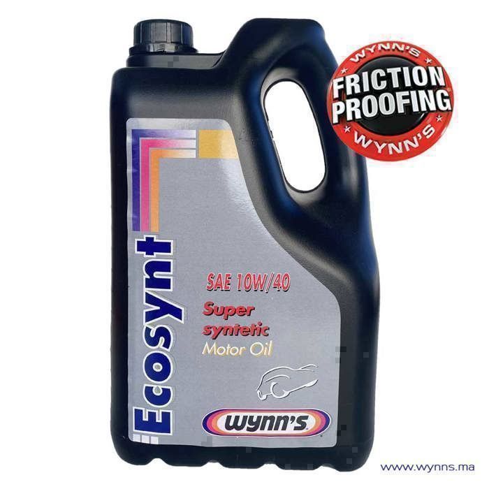 WYNNS ECOSYNT - Huile moteur SAE 10W-40 - 4L