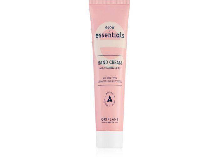 Crème pour les mains - ORIFLAME - Glow Essentials - Hydratation intense - Vitamines E et B3 - Tous types de peau