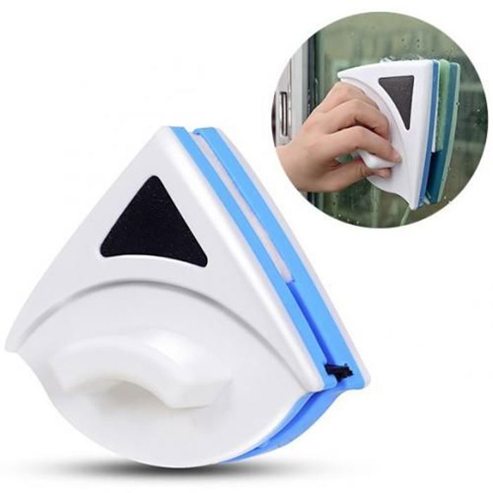 Lave-vitre magnétique pour portes et fenêtres vitrées, Nettoyeur de Fenêtres