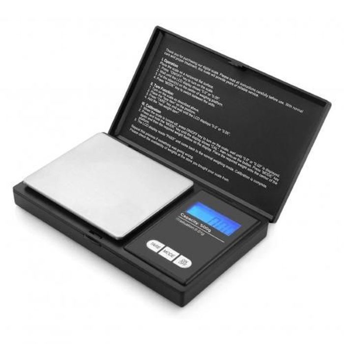 Balance numérique professionnelle de poche 500g x 0.01g, pour bijoux, Safran