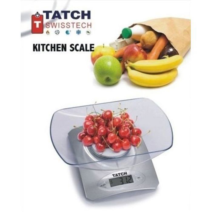 TATCH Balance De Cuisine Electronique // Pèse Aliment // MAX:5Kg // Kitchen Scale