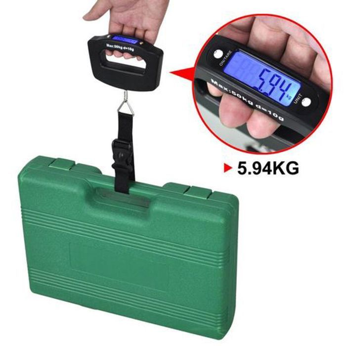 Balance portative de poche 50kg/10g Ecran LCD numérique Balance électronique