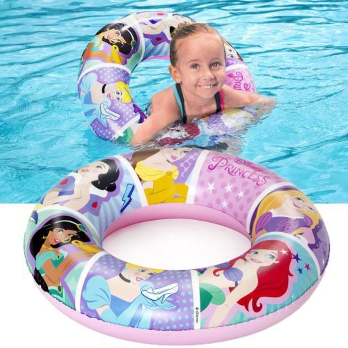 Bouée gonflable de piscine Disney Princess 56cm Swim Ring Inflatable pour filles