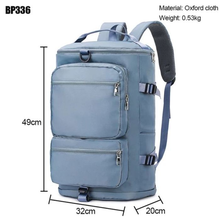 Sac à dos de voyage de grande capacité pour les femmes et les hommes, sac à bandoulière multifonctionnel.