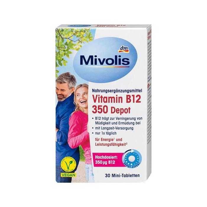 Vitamin B12 350 Depot, 30 Mini-Tabletten, 6 g