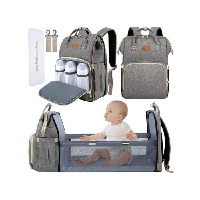 Sac à Dos de Maternité Panier lit Portable pliable pour votre Bébé, Sac de Voyage, Nouveau-Né