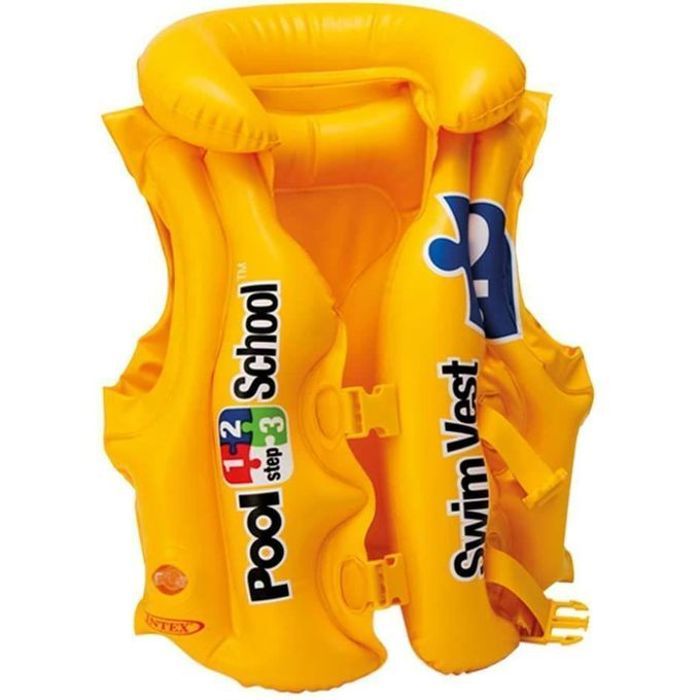 Veste Gonflable Flotteur Jaune pour Enfant - Sécurité et Confort dans l'Eau