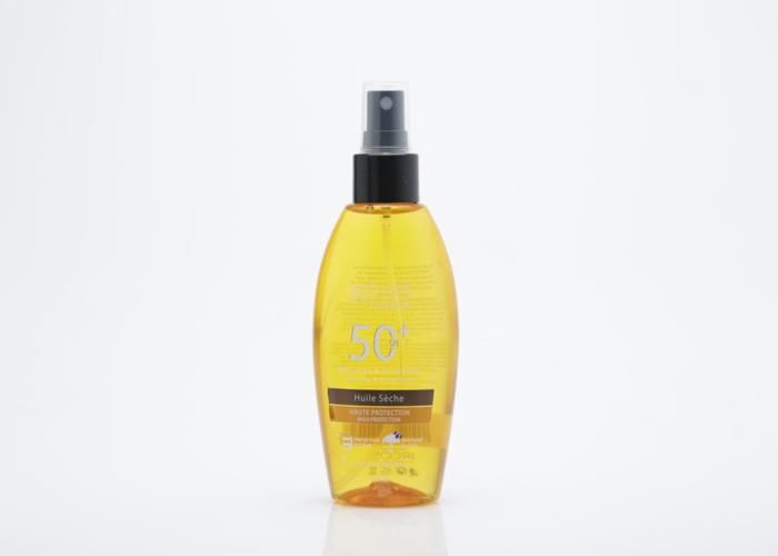 Huile Sèche SPF 50+ - SOFRESH - 150 ML - Non gras - Hydratante - Pour peaux déshydratées