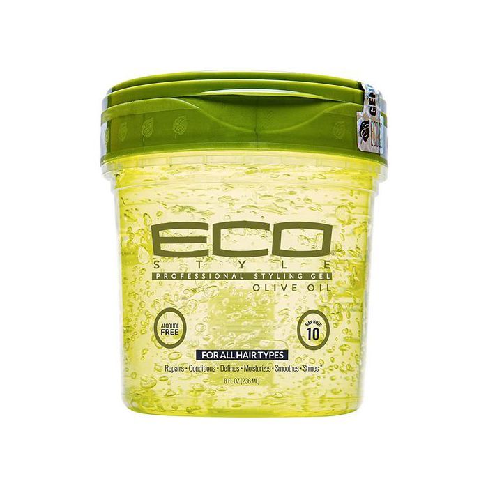 Gel coiffant - ÉCO Style - Olive Oil - 236 ml - Hydratant - Brillance - Tenue supérieure