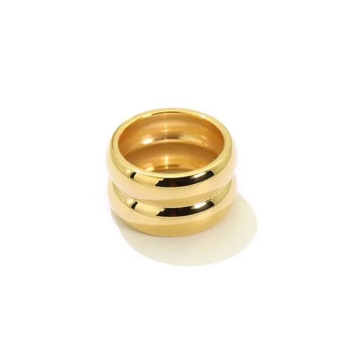 Bague - Joyaut - Galat - Plaqué or - Or jaune - Élégante et raffinée