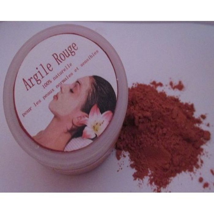Masque en Argile rouge - Amiz - 145g - Détoxifiant - Tous types de peau - Sans conservateur