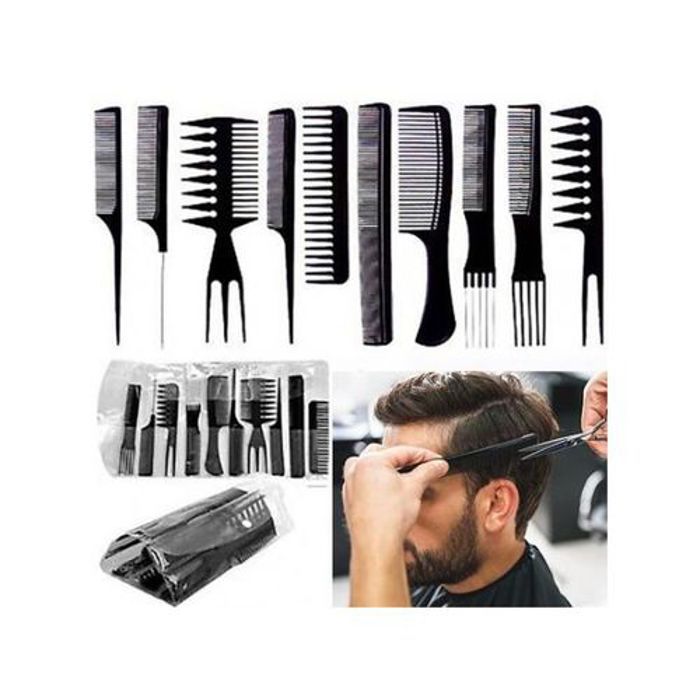 lot de 10 peignes de coiffure professionnels Idéal pour tous les types de cheveux