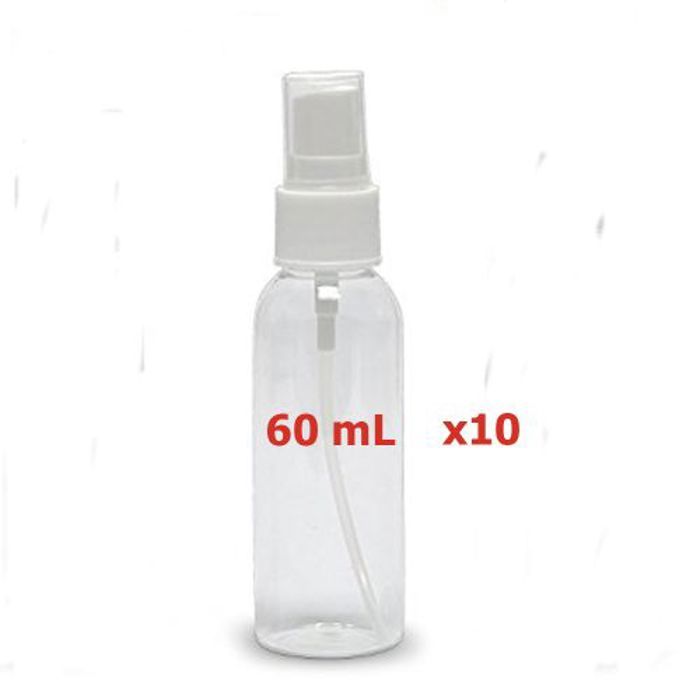 Flacon Spray - Amiz - 60ml - Transparent - Multi-usage - Vaporisateur Cosmétique