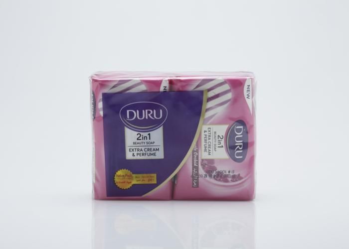 Savon - DURU - 2 in 1 Creamy - 100g - Orchidée Pourpre - Pack de 4
