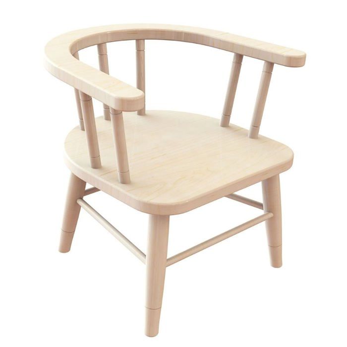 Eveil Montessori - Chaise Captain Toddler en bois C02