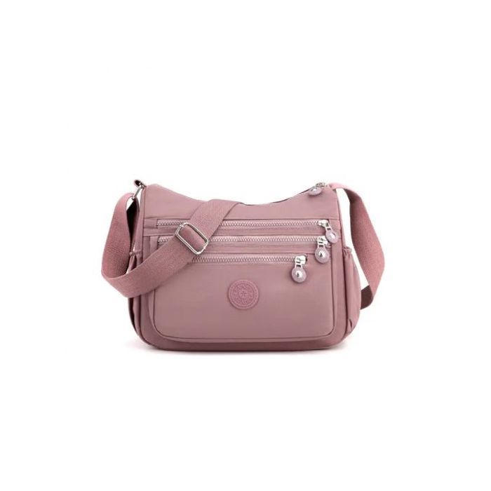 Sac à main de voyage en nylon pour femmes - Rose