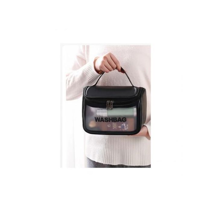 Sac de rangement de maquillage cosmétique - Imperméable Noir