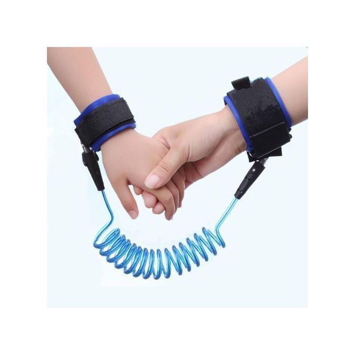 Sécurité Enfant - Bracelet anti perde bleu -