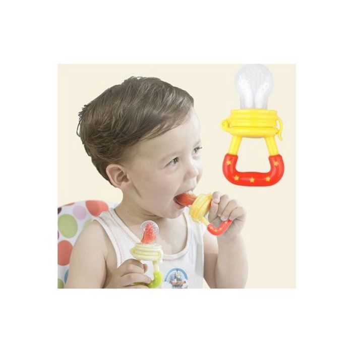 Tétine sucette à fruit pour bébé Jaune