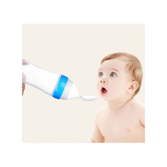 Biberon silicone cuillère pour bébé
