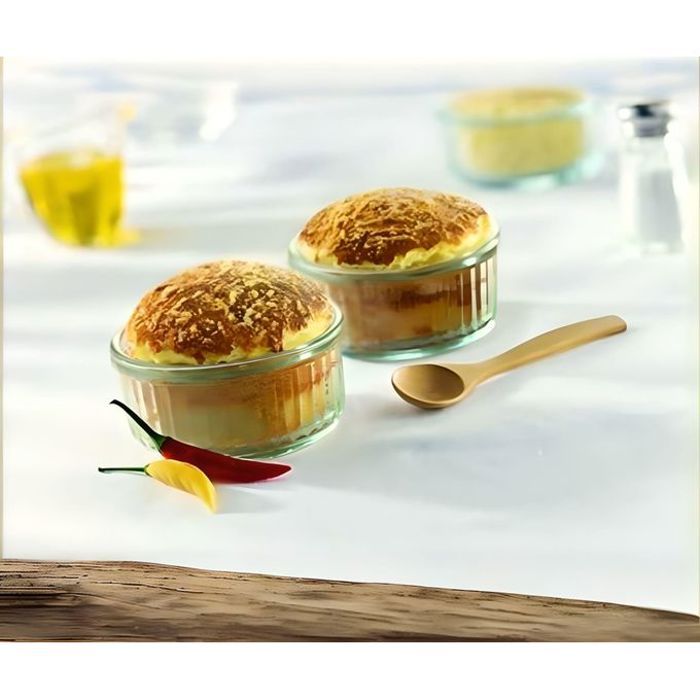 Ramequins - ART KITCHEN - 8,5 cm - Céramique - Compatible four traditionnel - Lot de 4