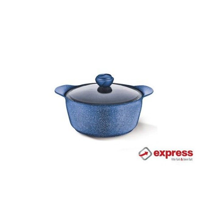 Express Faitout Granite Bleu Diam 22