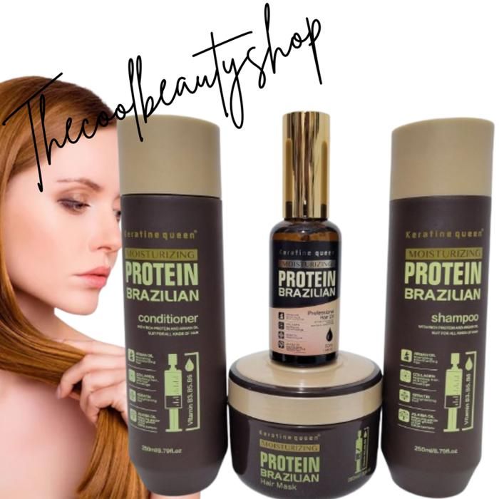 Protein Brazilian - Pack Shampoing  + Huile + masque + conditioner