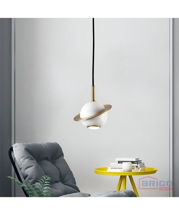 Suspension luminaire - Tromso - 18 cm - Blanc - 7W - LED