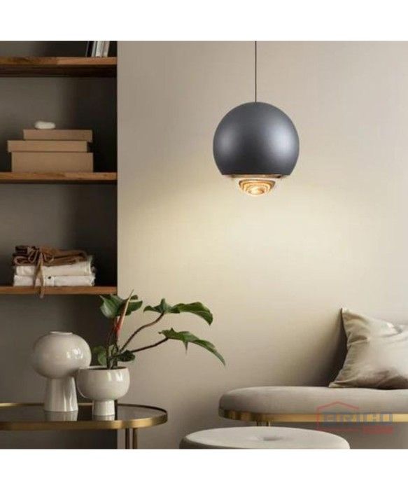 Suspension luminaire - Cavan - 10 cm - Gris - 5 W - LED
