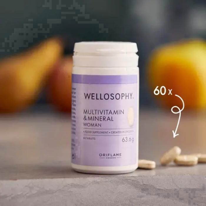 WELLOSOPHY MULTIVITAMINS ET MINÉRAUX POUR FEMMES