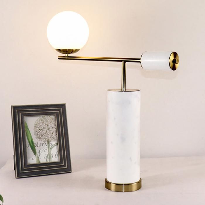 Lampe à poser - MELANIA T - Blanc - H 25CM - LED E27 - 12W