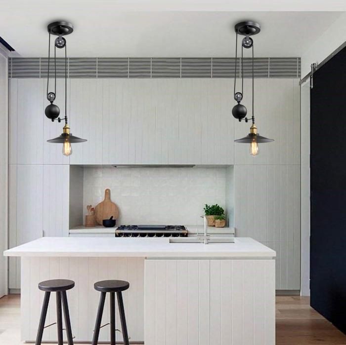 Suspension - ROUAGE - SIMPLE - Vintage - Métal - E27 LED 8W