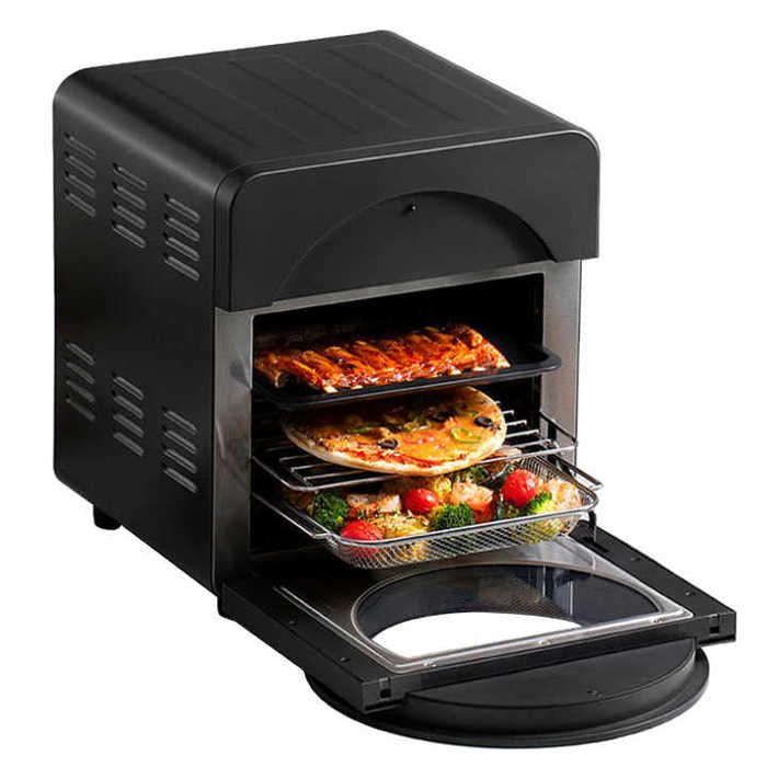 Friteuse à air - Enzo - ITA-50041 - 14,5L - 1700W - Rotisserie intégrée