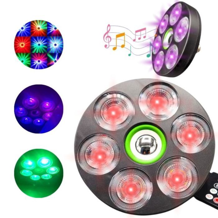 Éclairage musical coloré avec technologie bluetooth.