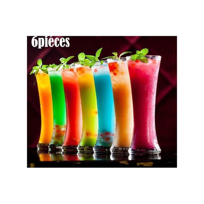 Verres highball haut de gamme base lourde 6 pcs