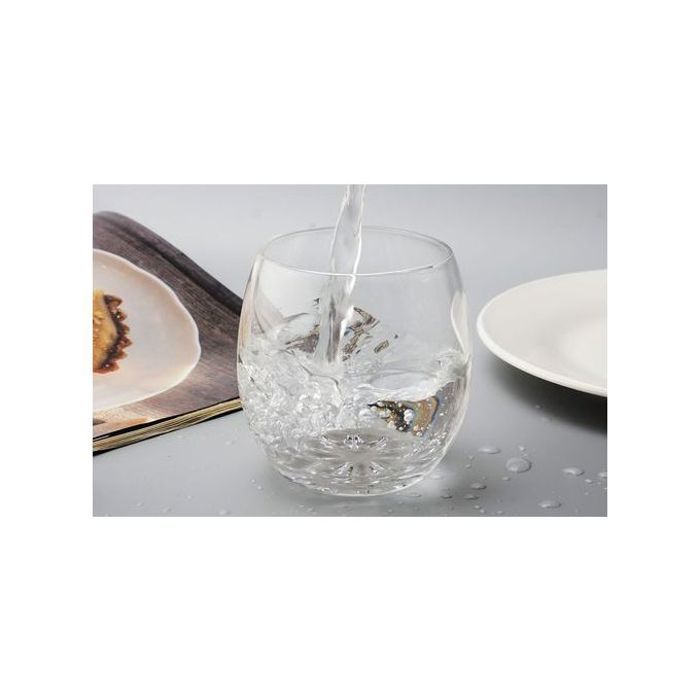 Lot de 6 tasses à eau en verre