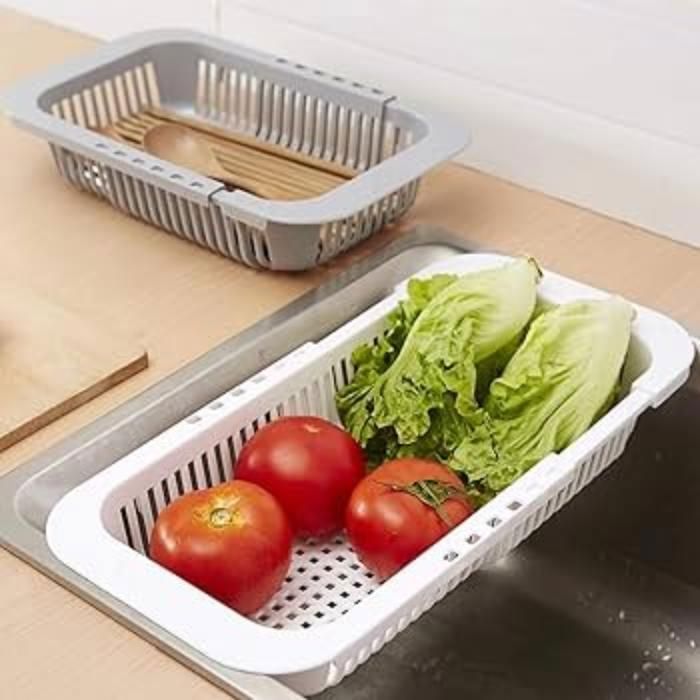 Passoire de cuisine en plastique pour légumes (Couleur aléatoire)