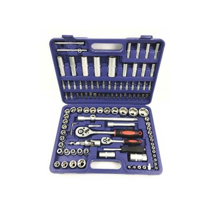 Mallette à outils 108 pièces l'essentiel du bricolage en chrome-vanadium