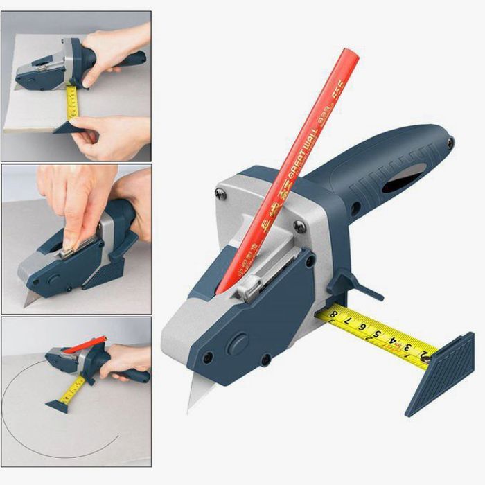 Outil de coupe pour plaques de plâtre pour le travail du bois, cercle de coupeur