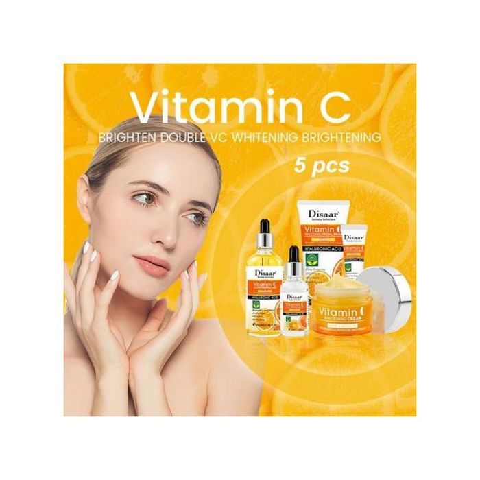 Disaar ensemble de soin visage à la vitamine c pour une peau plus ferme et jeune