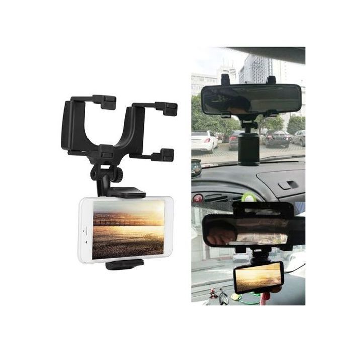 Support téléphone rétroviseur voiture