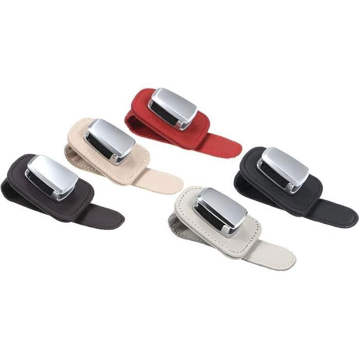Support de lunettes de voiture ajustable et à fixation rapide (Couleur aléatoire)